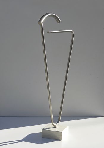 Bodenstehender stummer Diener - CARESS 2 - INSILVIS - Metall / modern