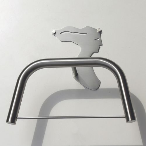 Wandmontierter stummer Diener - ANGELICA - INSILVIS - Metall / modern