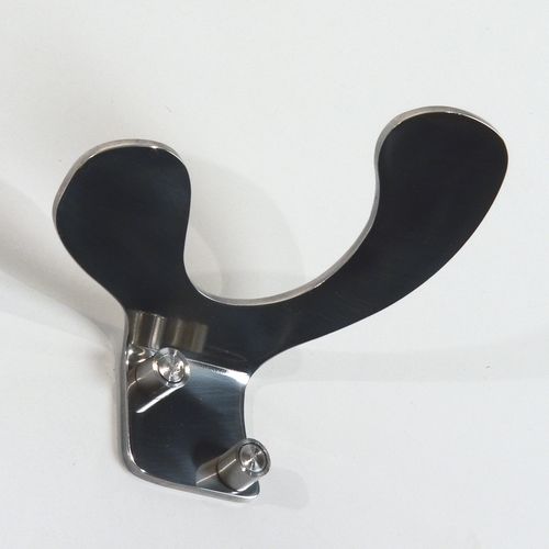 Wandmontierter Garderobenständer - PLASMA 2 - INSILVIS - modern / Edelstahl
