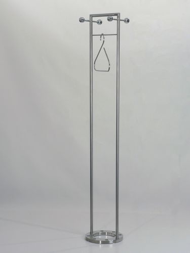 Bodenstehender Garderobenständer - ANALOGON 2 - INSILVIS - modern / Edelstahl / für Gewerbegebrauch