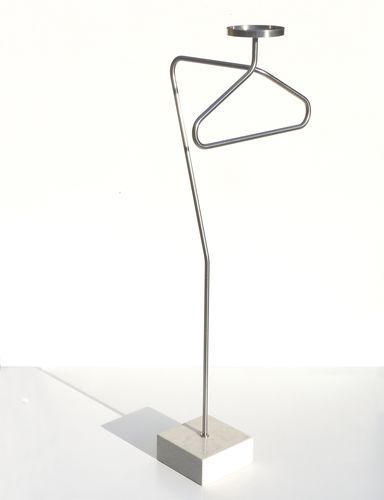 Bodenstehender stummer Diener - FRAGRANCE 2 - INSILVIS - modern / Metall