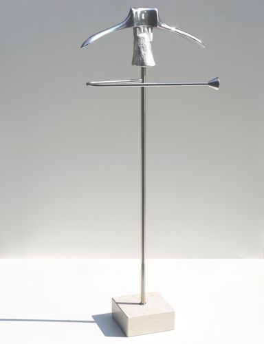 Bodenstehender stummer Diener - ATELIER Parigi 2 - INSILVIS - Metall / modern