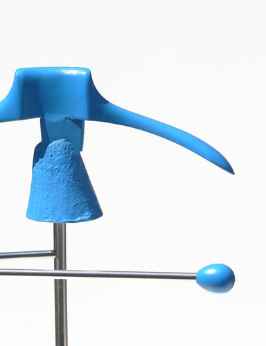 Bodenstehender stummer Diener - ATELIER PARIS 1 - INSILVIS - Aluminium / Edelstahl / modern