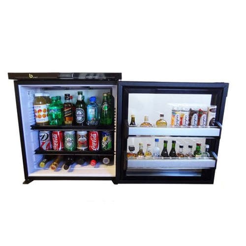 Verglaste Minibar - C46 - BARTECH - mit Flügeltür / für Hotels