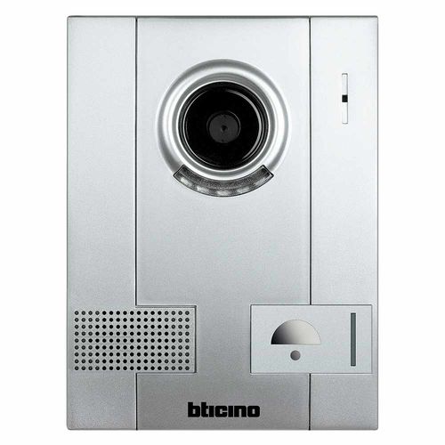 Audio-Türsprechanlage / Aluminium - 322020 - Bticino - Einbau / für den Innenraum / mit Kamera