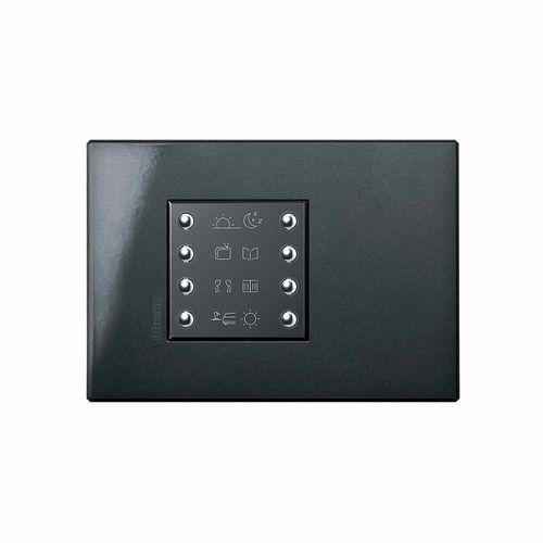 Schalter für Rollläden - H4652 - Bticino - für Hausautomationssystem / Druck / Einbau