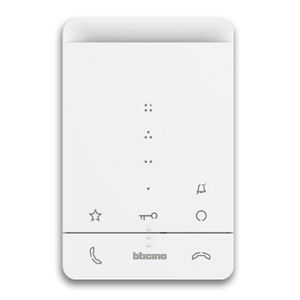Weiße Audio-Türsprechanlage - 100A16E - Bticino - Einbau / für den Innenraum / für Zugangskontrolle