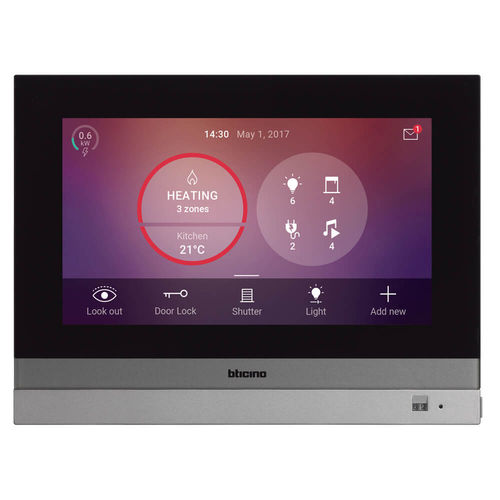 Edelstahl-Türstation - HOME TOUCH - Bticino - Einbau / für Außenbereich / mit Kamera