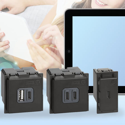 USB-Ladegerät - K/L/N/NT4287C2 - Bticino