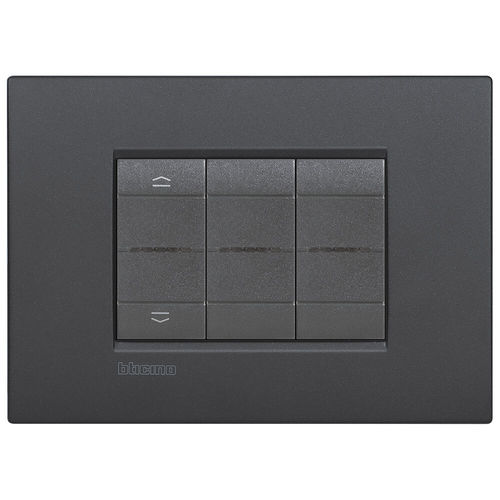 Druckschalter - L4027C-L4003C-1 - Bticino - Einbau / 3-fach / klassisch