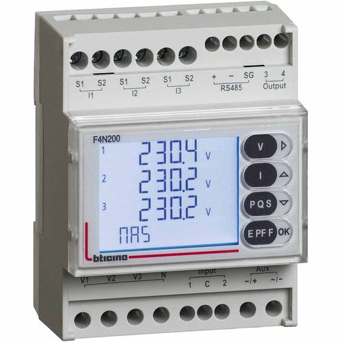 Dreiphasiger Energiezähler - EMS BTDIN - Bticino - digital / Modbus