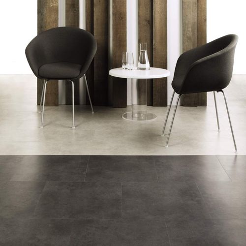 Vinyl-Bodenbelag - SPACIA : CERAMIC FLINT - Amtico International - für den Innenraum / für Wohnhaus / für professionellen Gebrauch