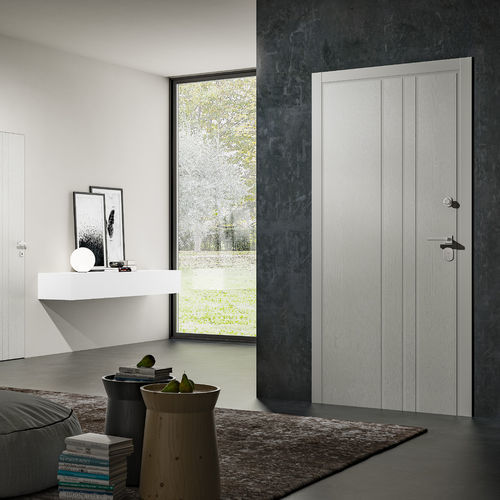 Tür für Innenbereich - DUAL - Otcdoors - Holz / einflügelig / drehend