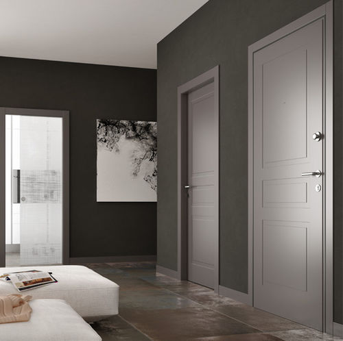 Metalltür - TOSCA - Otcdoors - Eingang / Holz / einflügelig