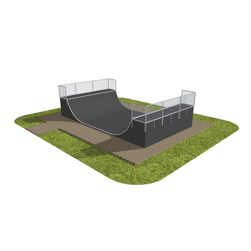 Mini Rampe / Holz - MODULAR : 141218 - Techramps - für Skatepark
