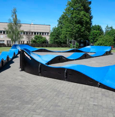Modulierbares Pumptrack - PAWŁOWICE - Techramps - für Skatepark