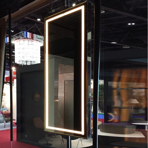 Spiegel für Badezimmer / Stand - REDA - MONTELEONE - modern / rechteckig / vertikal