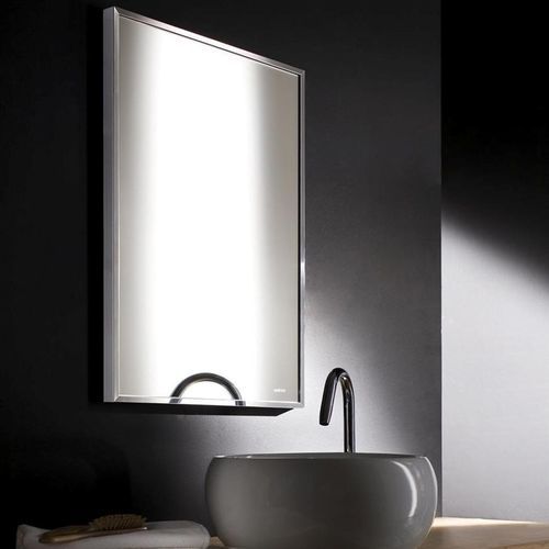 Hängender Spiegel für Badezimmer - ALYA - MONTELEONE - modern / rechteckig / Edelstahl