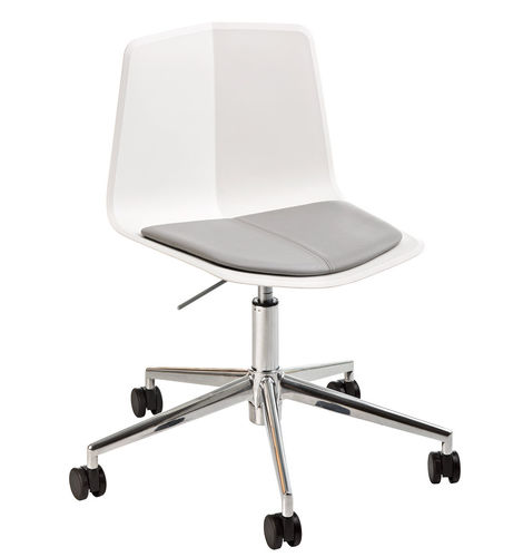 Moderner Stuhl - STRATOS - MAXDESIGN - für den Innenraum / Stoff / Eiche