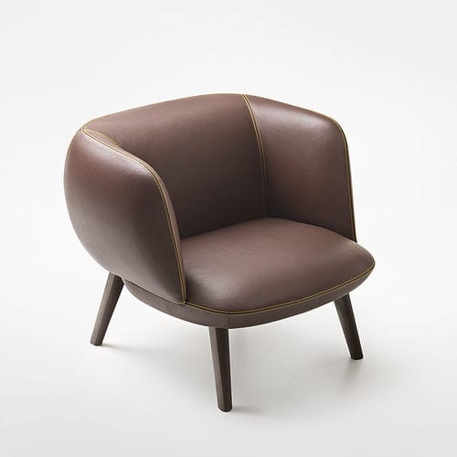 Moderner Sessel - BETTY - MAXDESIGN - Kunstleder / Leder / Stoff