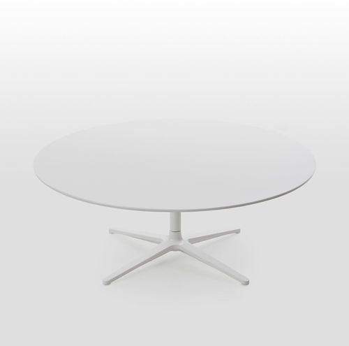 Moderner Couchtisch - PLATO - MAXDESIGN - MDF / Aluminium / rund