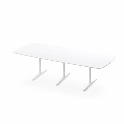 Moderner Esstisch - PLATO  - MAXDESIGN - MDF / Aluminium / rechteckig