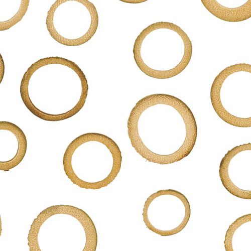 Dekorplatte für Innenausbau - BAMBOO RINGS - Lumicor - Bambus / Harz / glatt