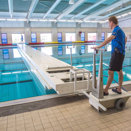 Bewegliche Beckenabtrennung / Quer - VARIOPOOL B.V.