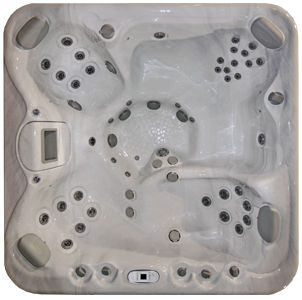 Einbau-Whirlpool - CANFIELD - SARATOGA SPA - quadratisch / Sechssitzer / für Privatgebrauch