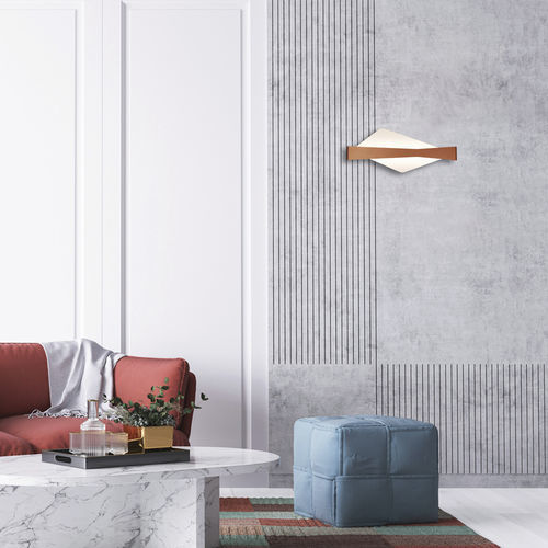 Moderne Wandleuchte - HORIZ MINI - BROSSIER SADERNE - für den Innenraum / Metall / geometrisch