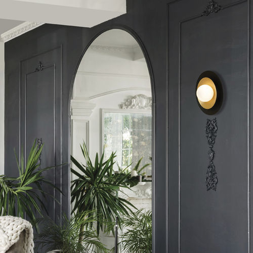 Moderne Wandleuchte - IODA - BROSSIER SADERNE - für den Innenraum / Glas / lackiertes Metall