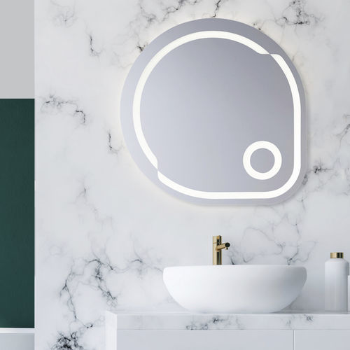 LED-beleuchteter Spiegel für Badezimmer - BELUGA - BROSSIER SADERNE - wandmontiert / für Gewerbegebrauch / modern