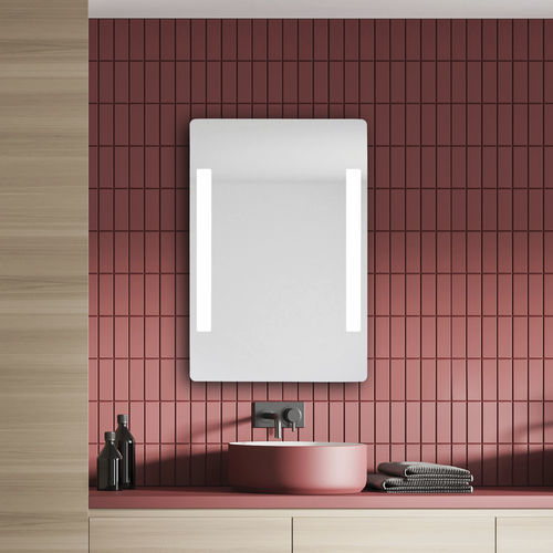 LED-beleuchteter Spiegel für Badezimmer - ALBURY - BROSSIER SADERNE - wandmontiert / für Gewerbegebrauch / modern