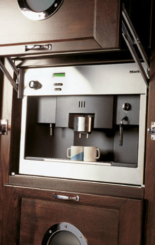 Kombinierte Kaffeemaschine - MENEGHINI - automatisch / 1 Brühgruppe / Einbau