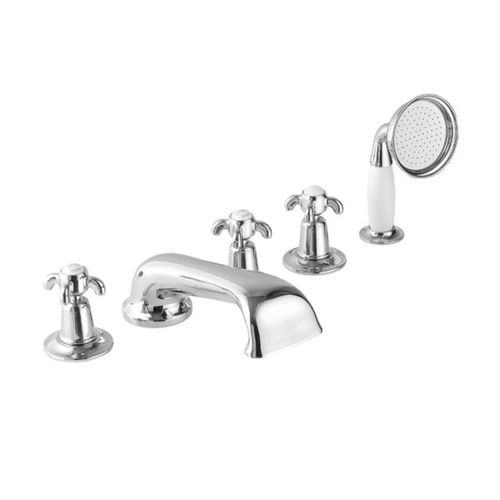 Zweigriffmischer für Badewanne - NGT1007 - Kenny&Mason - Aufsatz / aus verchromtem Metall / Messing