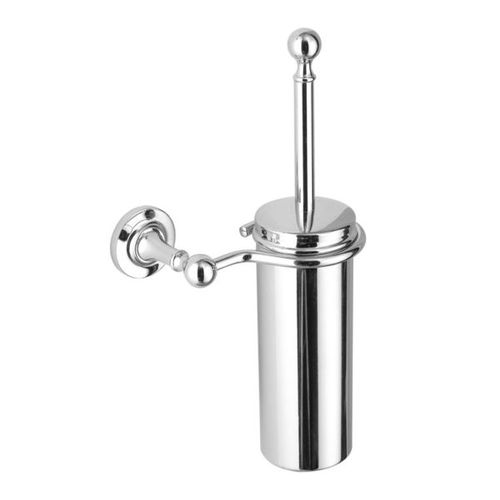 Metall-Toilettenbürste - NGBR16  - Kenny&Mason - wandmontiert / für Hotels / poliert