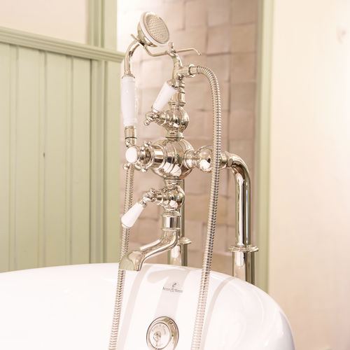 Einhebelmischer für Dusche - TH001 - Kenny&Mason - für Badewanne / wandmontiert / thermostatisch