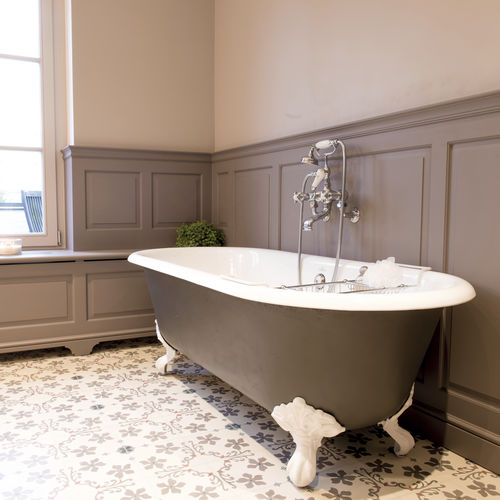 Ovale Badewanne - THE DEVON - Kenny&Mason - auf Füßen / für Wohnungen / Gusseisen