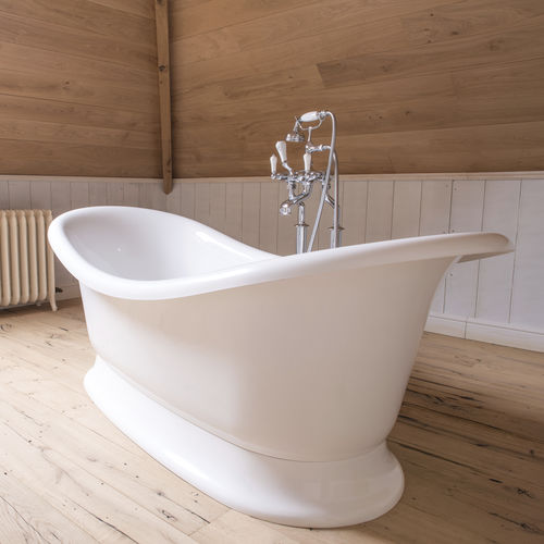 Ovale Badewanne - THE BIG - Kenny&Mason - freistehend / für Wohnungen / Verbundwerkstoff