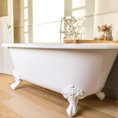 Ovale Badewanne - THE LONDON - Kenny&Mason - auf Füßen / für Wohnungen / Verbundwerkstoff