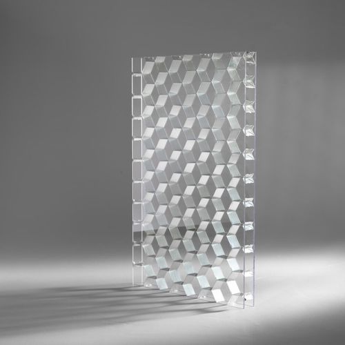 Paneel für Tür - HEXABEN LARGE PLUS - BENCORE - beleuchtet / Verbundwerkstoff / Aluminium