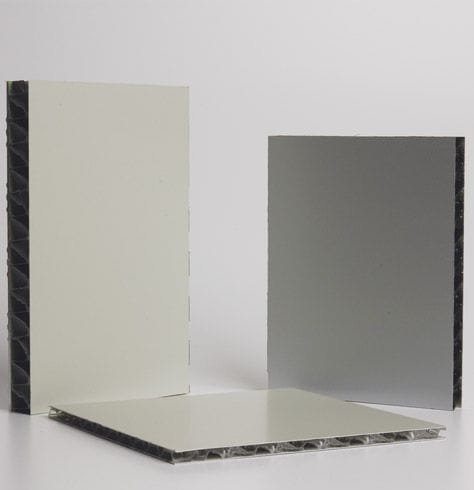 Sandwichpaneel für Fassadenverkleidung - ALUBEN™ - BENCORE - für Fußboden / 2 Aluminium-Deckschichten / mit isolierender Holzdeckschicht