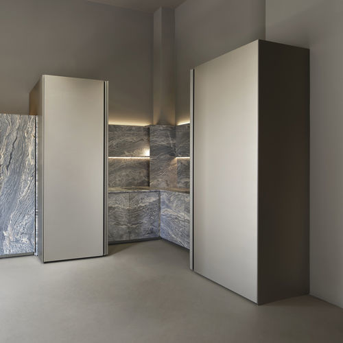 Moderne Küche - atelier - minotti cucine - Holz / Stein / Kochinsel