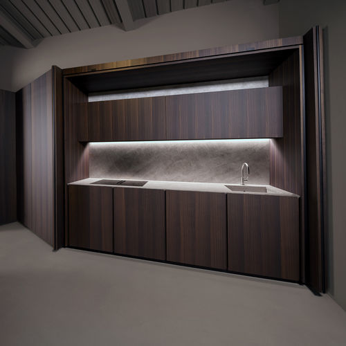 Moderne Küche - inca - minotti cucine - Holz / Marmor / Kochinsel