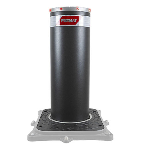Fußgänger-Sperrpfosten - 220/EM 600A - PILOMAT - Zutritts / automatisch / Edelstahl