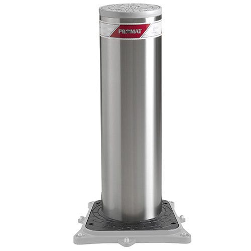 Fußgänger-Sperrpfosten - 220/EM 800A - PILOMAT - Zutritts / automatisch / Edelstahl