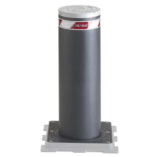 Fußgänger-Sperrpfosten - 275/EM 800A - PILOMAT - Zutritts / versenkbar / Edelstahl