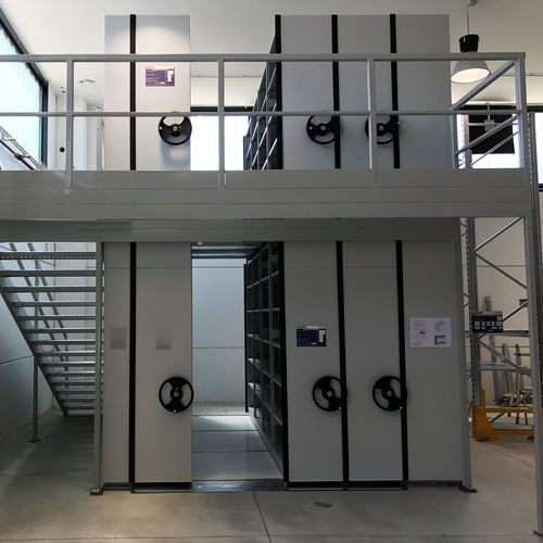 Verschieberegal für Lagerung - MOBICLASS - ELECTROCLASS - für Büro / für Archiv / mechanisch
