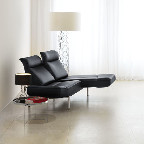 Modernes Sofa - DS-450 TWIST - de Sede AG - Metall / Schaumstoff / Leder
