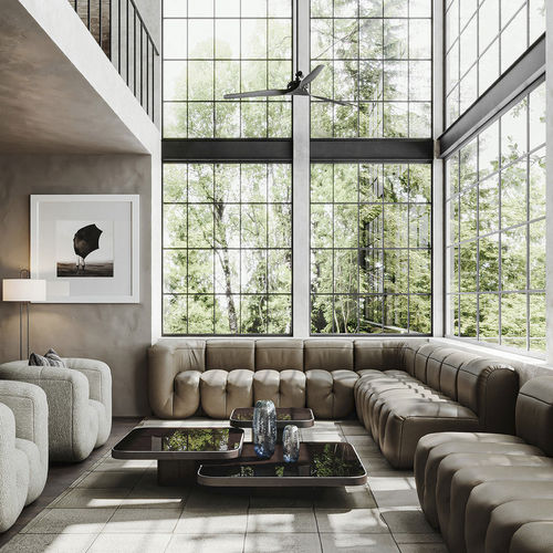 Modulsofa - DS-600 SNAKE - de Sede AG - modern / Stoff / Schaumstoff